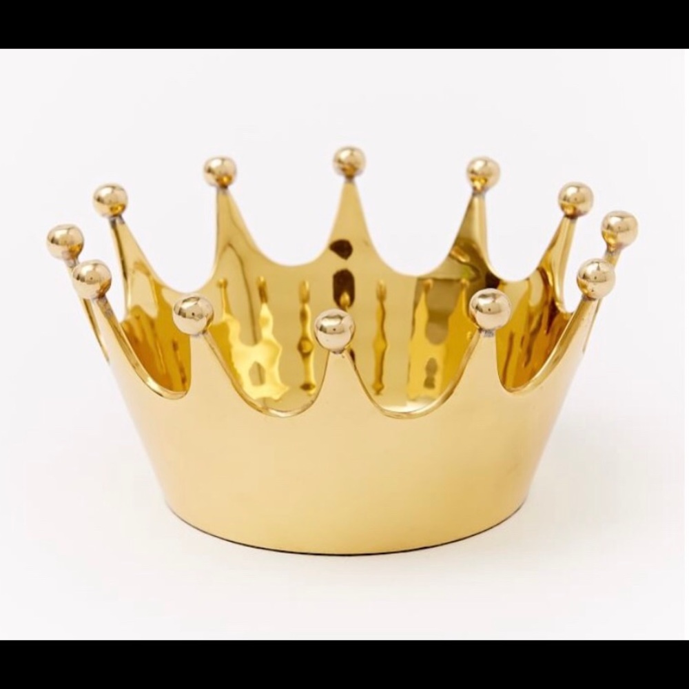 West Elm Gold Crown Catchall
